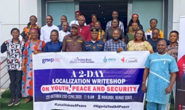 BBFORPEACE Organises Youth, Peace,Security Writeshop in Benue