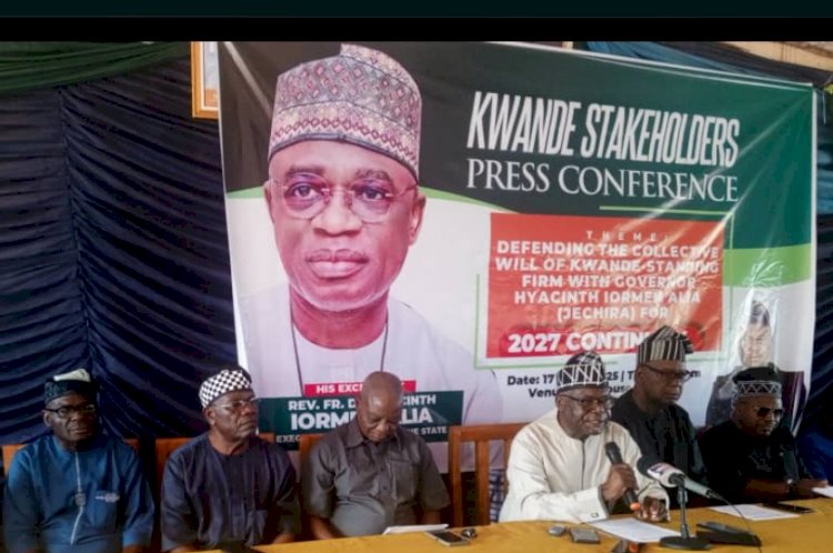 Benue Gov’ship 2027: Kwande Not Eligible To Contest – Stakeholders